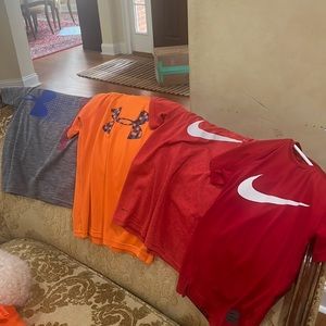 Multiple Boys Athletic Shirts Bundles 4 for $20 size 6-8
